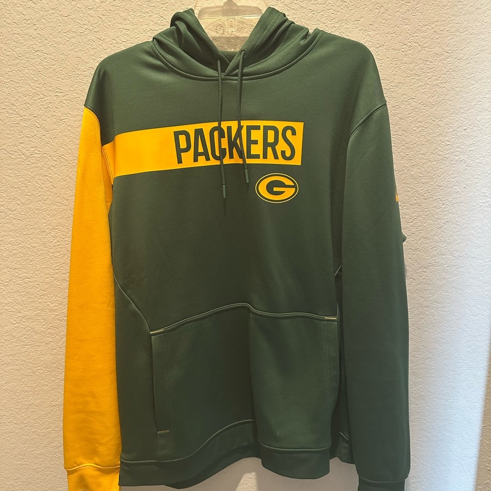 NFL Green Bay Packers Green and Yellow Sweatshirt